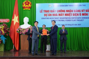 Cần Thơ trao giấy chứng nhận đầu tư cho dự án 1,3 tỷ USD