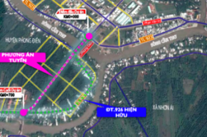 Cần Thơ xây cầu hơn 200 tỉ đồng bắc qua sông Cần Thơ