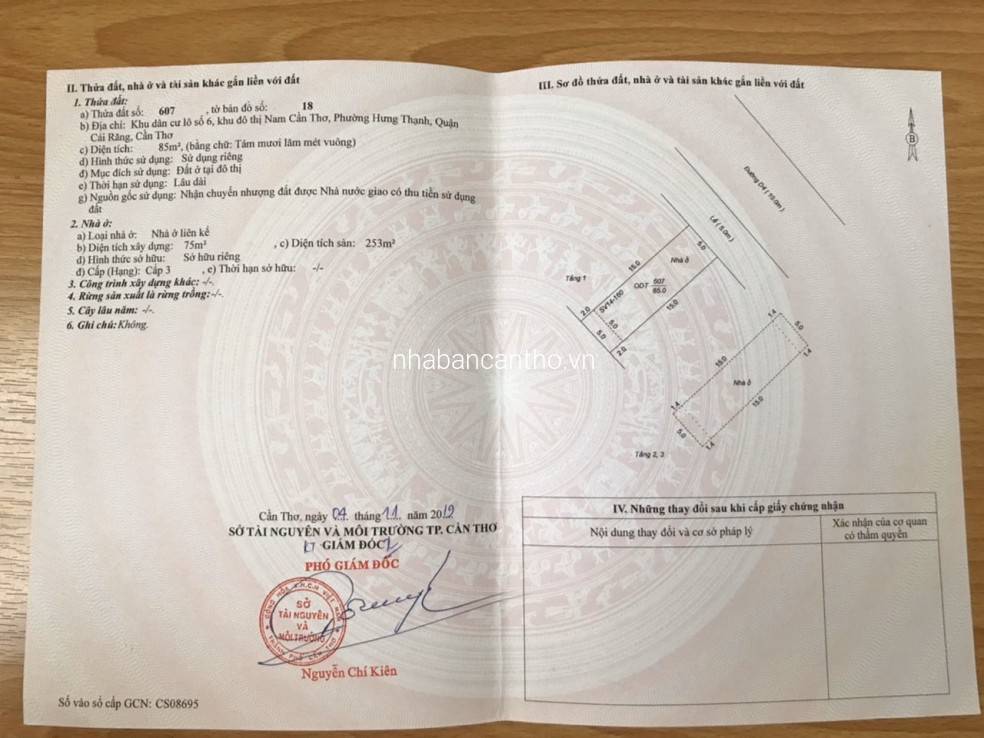 Nhà 1 trệt 2 lầu KDC Hồng Loan Đường D6- DT: 5x16