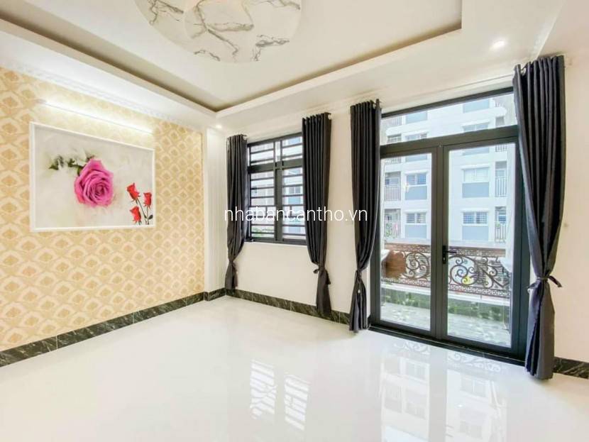 BÁN NHÀ MỚI XÂY 1 TRỆT 2 LẦU ĐƯỜNG 12M KDC NAM LONG 2, CẦN THƠ