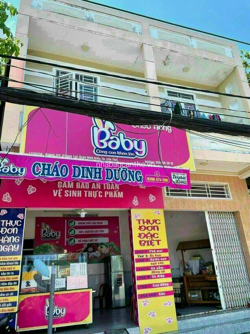 Bán nhà góc 02 mặt tiền đường 3/2, Ninh Kiều, Cần Thơ - 40,3m2