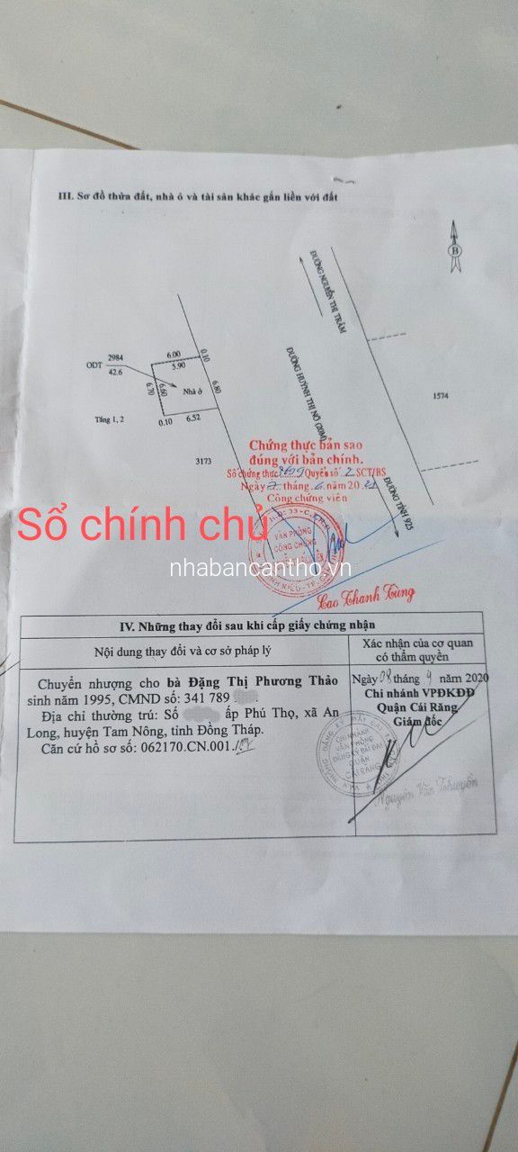 Chính Chủ Bán Nhà 1 Lầu 82,6m2 Đường Huỳnh Thị Nở, Lộ 20m, Nhà Rộng 7m, Sổ Hoàn Công, Giá 1 Tỷ 990