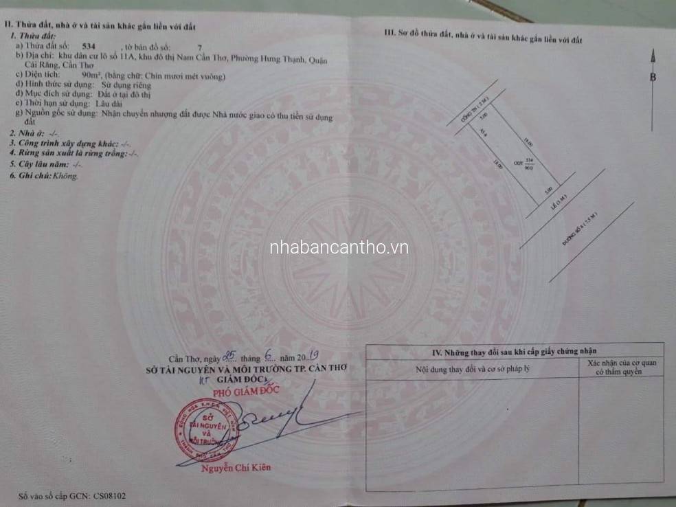 khu dân cư công an bán đất đường số 8 - DT: 5x18