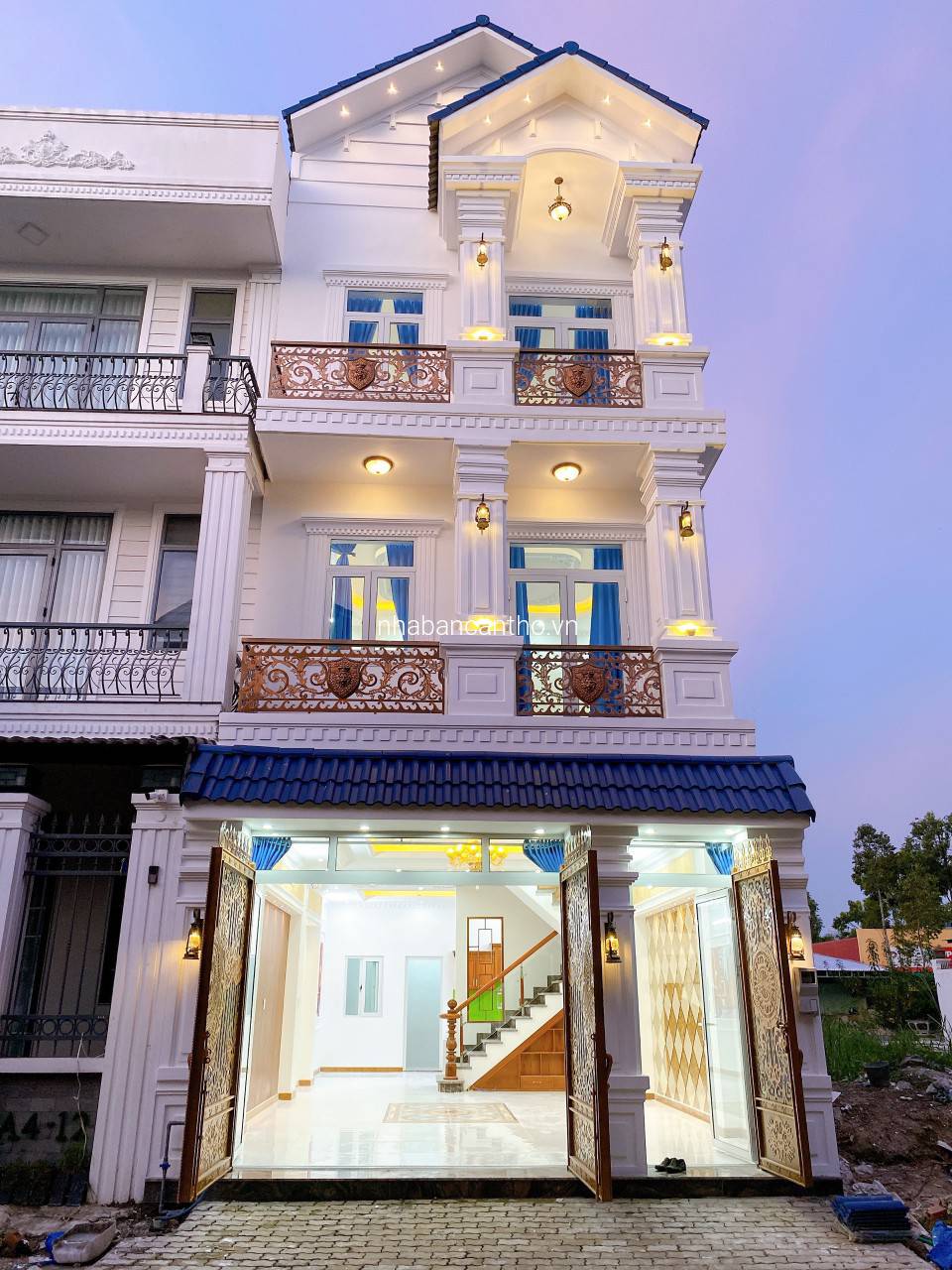 Bán nhà mẫu biệt thự mini1 trệt 2 lầu mới đẳng cấp phong cách Châu Âu, KDC Nam Long 2, Hưng Thạnh, Cái Răng, Cần Thơ