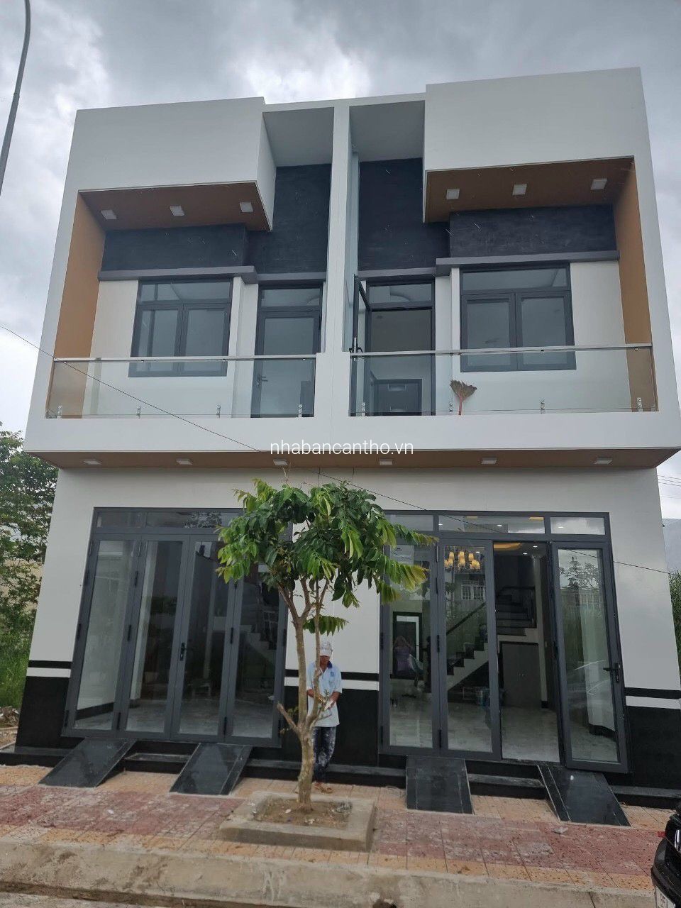 Bán nhà mới trệt 1 lầu trục đường lớn khu dân cư phú an, cái răng, cần thơ, gần chợ 586, giá 3,5 tỷ