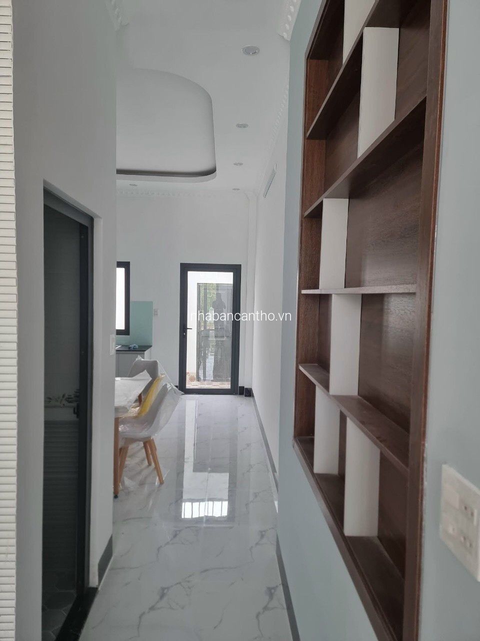 Bán nhà mới trệt 1 lầu trục đường lớn khu dân cư phú an, cái răng, cần thơ, gần chợ 586, giá 3,5 tỷ