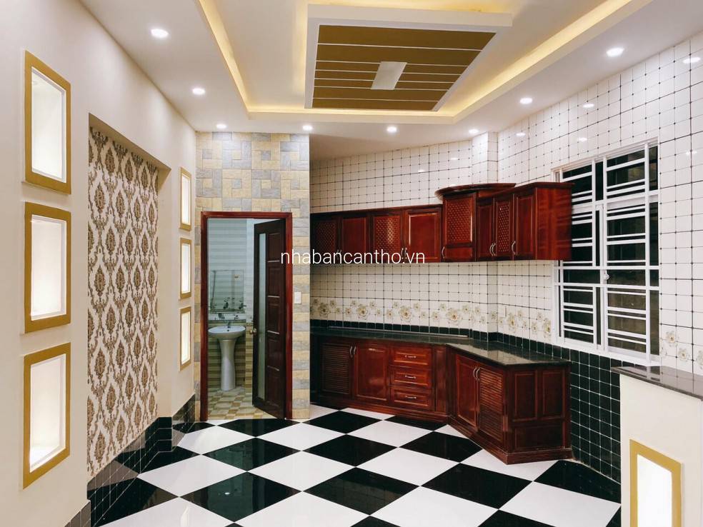 Bán nhà mới xây 1 trệt 1 lầu hẻm 50 Quang trung