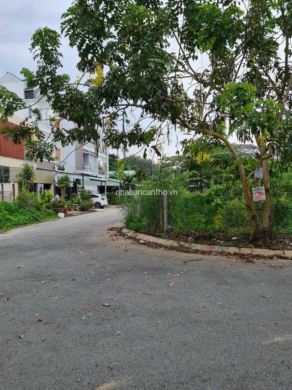 Bán Nền Góc 2 mặt tiền (8,6 x 30) đường số 2 và số 10 KDC XÂY DỰNG CẦN THƠ GIÁP NAM LONG