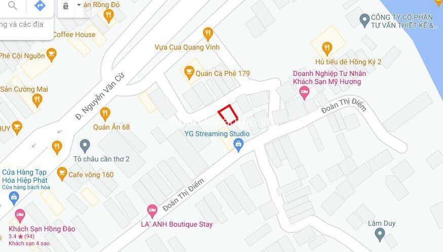 Nền thổ cư tặng nhà c4 khu vực trung tâm, hẻm đường Đoàn Thị Điểm, Q. Ninh Kiều, Cần Thơ