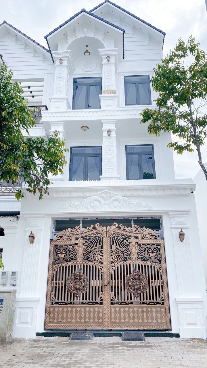 Bán Nhà 1 Trệt 2 Lầu Mới 100%, Đường 7B (thông võ nguyên giáp) KDC Nam Long 2, Hưng Thạnh, Cái Răng, Cần Thơ