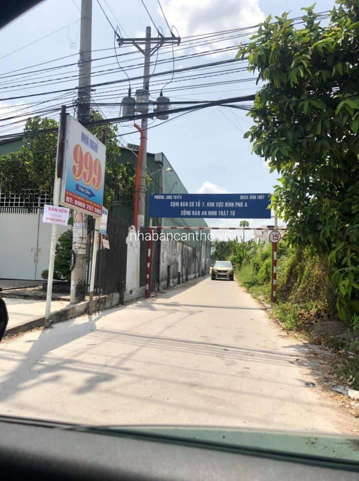 Đất gần chợ bà bộ hẻm nhà nghỉ 999 DT: 4,5m x 20m