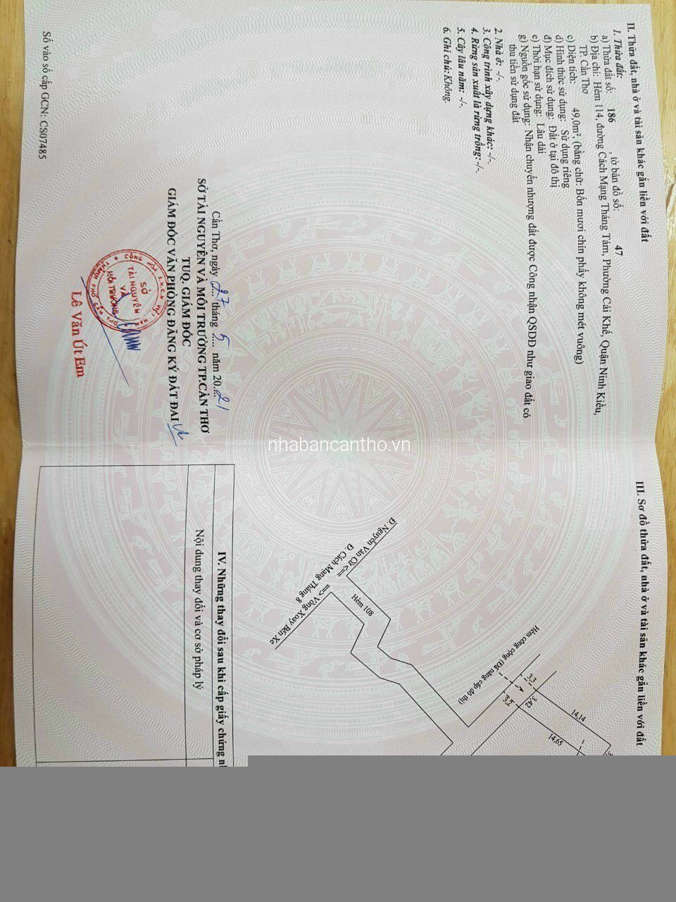 NHÀ LẦU ĐẸP NGAY TRUNG TÂM NINH KIỀU