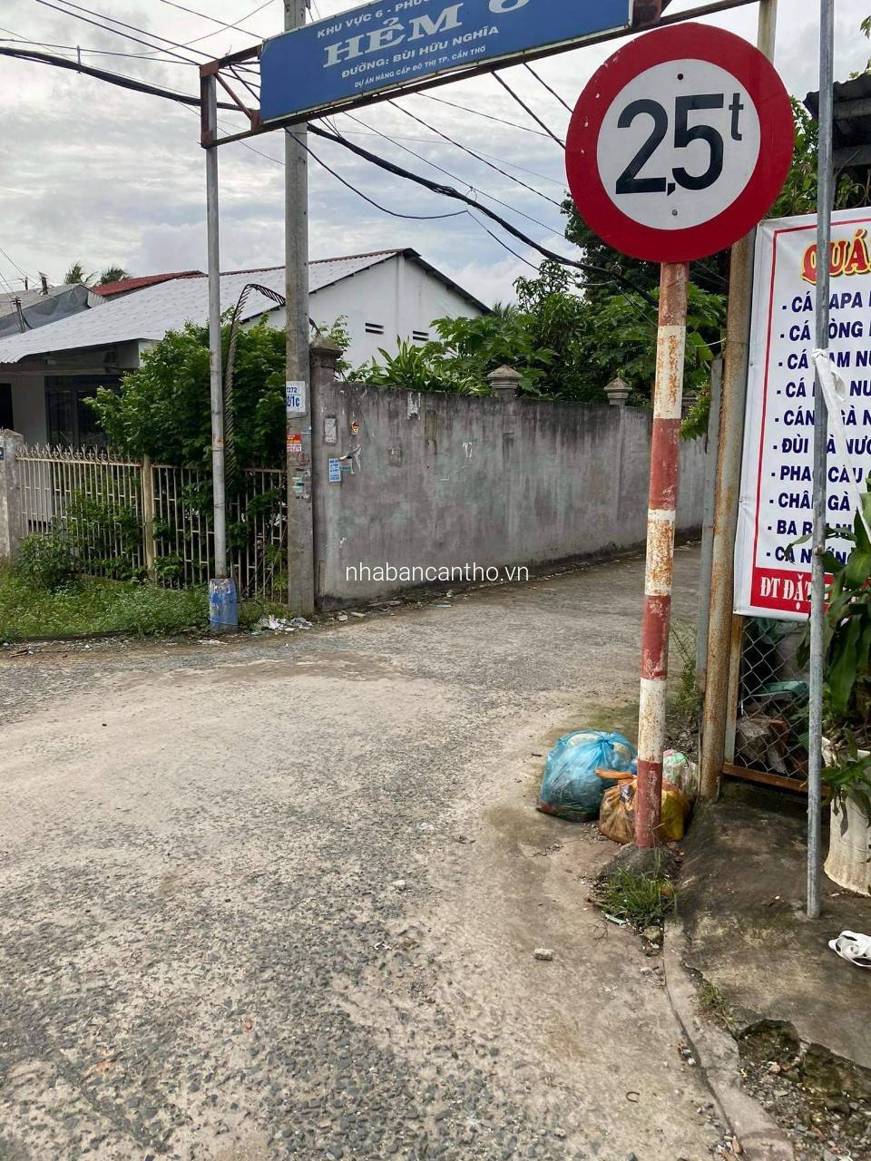 BÁN NỀN GIÁ RẺ HẺM 6 BÙI HỮU NGHĨA, BÌNH THỦY