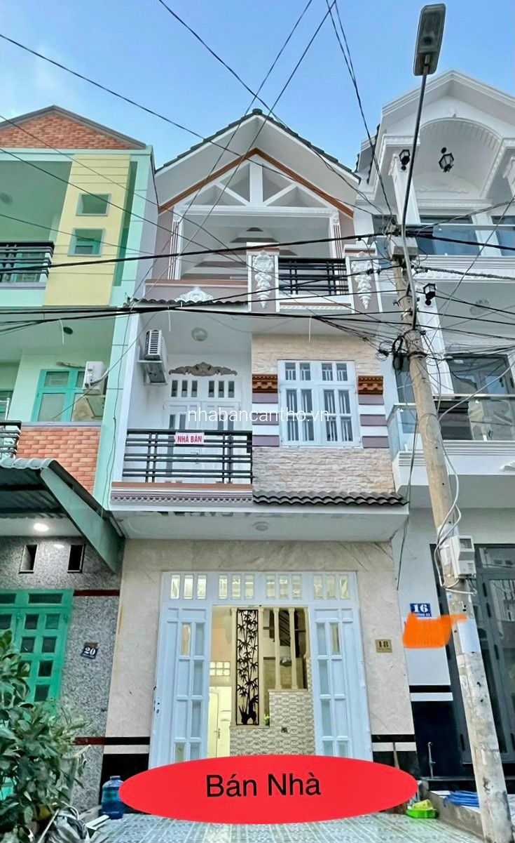 Bán nhà mới đẹp, KDC Thới Nhựt 1 (gần chợ An Khánh)