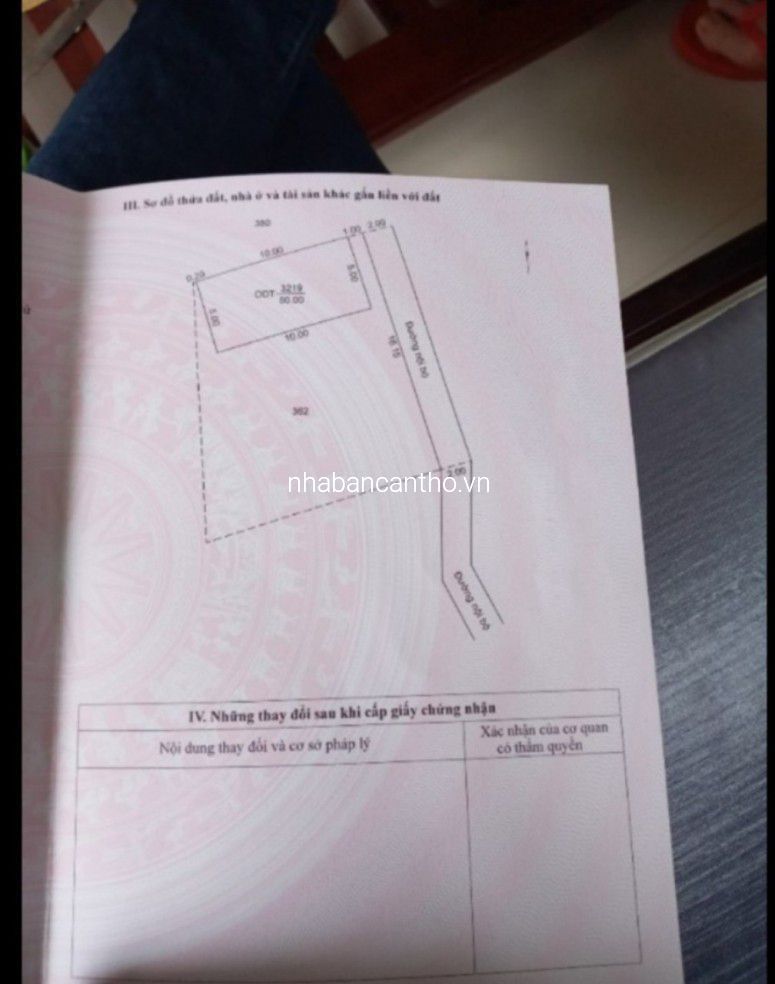 Nền thổ cư cách đường Bùi Hữu Nghĩa 80m giá 500 triệu