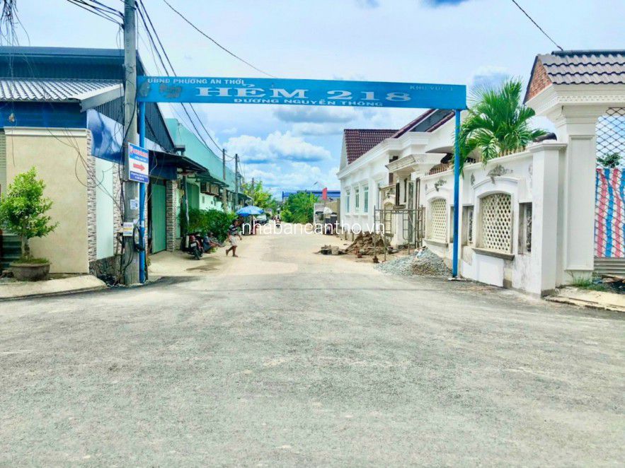 Bán nền thổ cư Vuông vứt - Hẻm 218 Nguyễn Thông (cách đường lớn 80m)