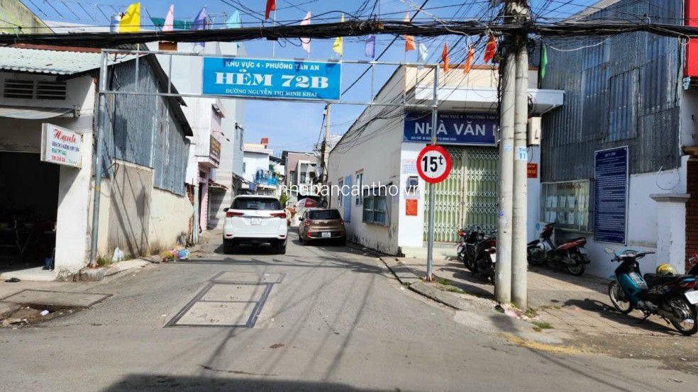 Cho thuê nhà hẻm 72 nguyễn thị minh khai 4,2x20