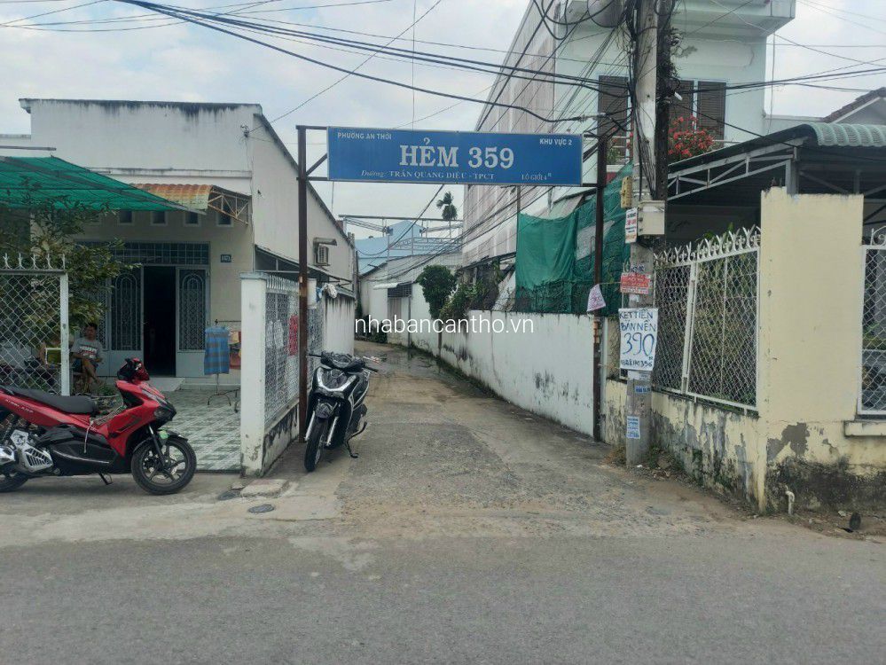 Bán nền hẻm 359 đường Trần Quang Diệu