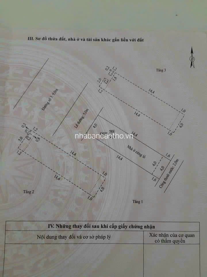 Bán 2 căn nhà 1 trệt 2 KDC Đại Học Y Dược, An Khánh, Ninh Kiều, TP Cần Thơ