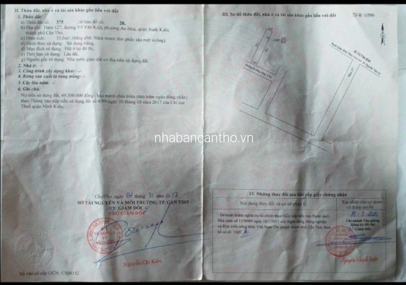 Bán nhà phạm ngọc hưng Cần thơ