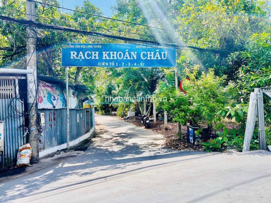 CHỈ CẦN 200TR CÓ NGAY NỀN 4X11M THỔ CƯ TẠI P.LONG TUYỀN, Q.BÌNH THỦY, TP.CẦN THƠ.