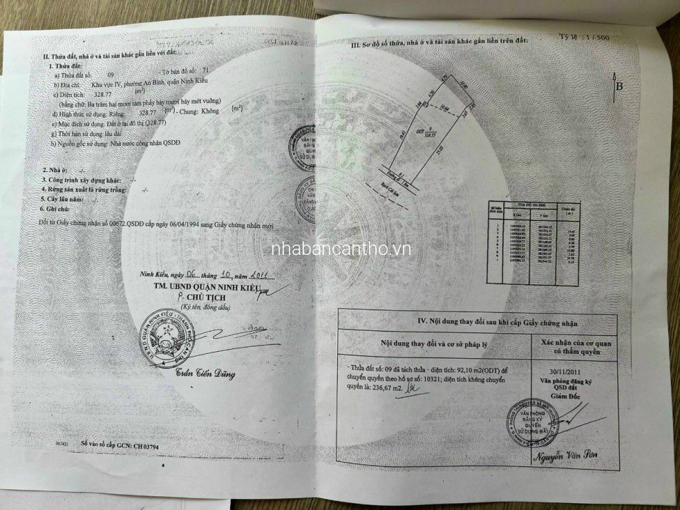 Bán nhà mặt tiền bờ kè cái sơn mới Ninh Kiều Cần Thơ siêu hot