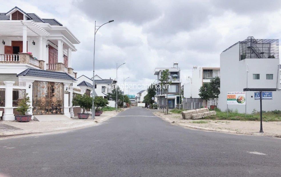 Bán nền biệt thự kế góc bao đẹp gần công viên cây xanh hồ cảnh quan, cái răng, cần thơ 