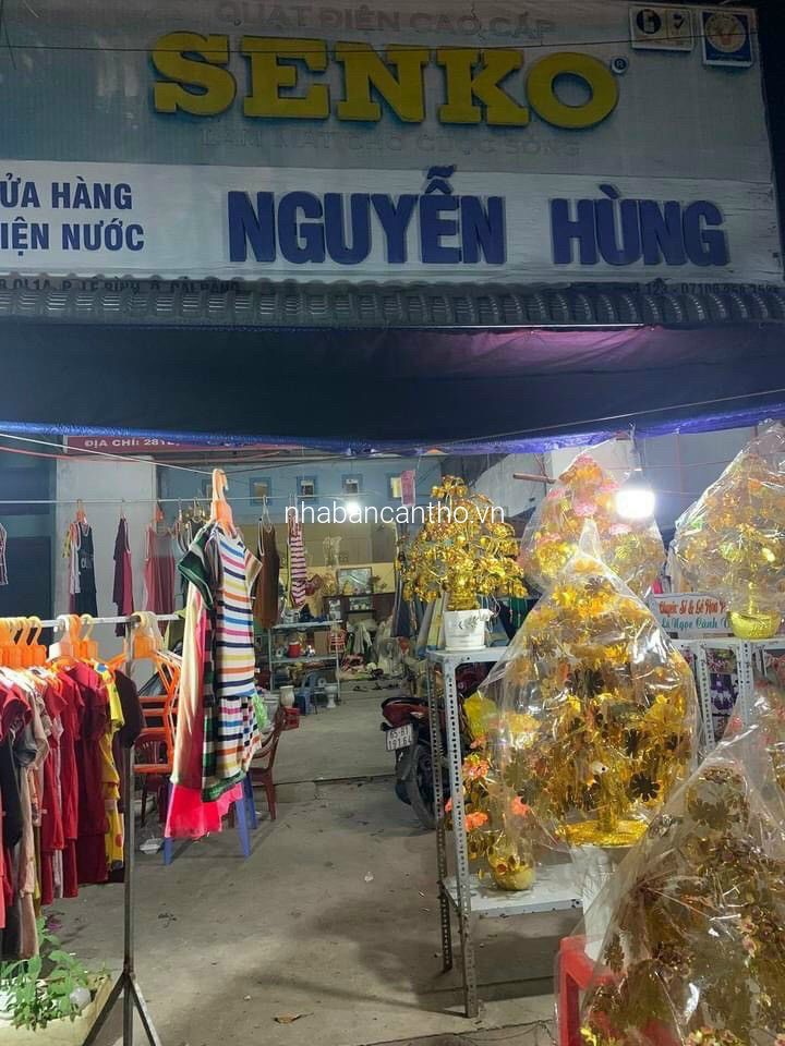 Bán nhà mặt tiền trục chính phạm hùng khư vực ba láng, cái răng, cần thơ 