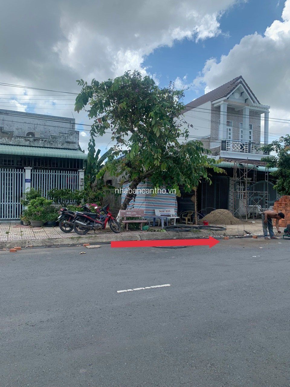 Bán nền đẹp không vướng nằm trên trục thông ra quốc lộ 1A cái răng, cần thơ
