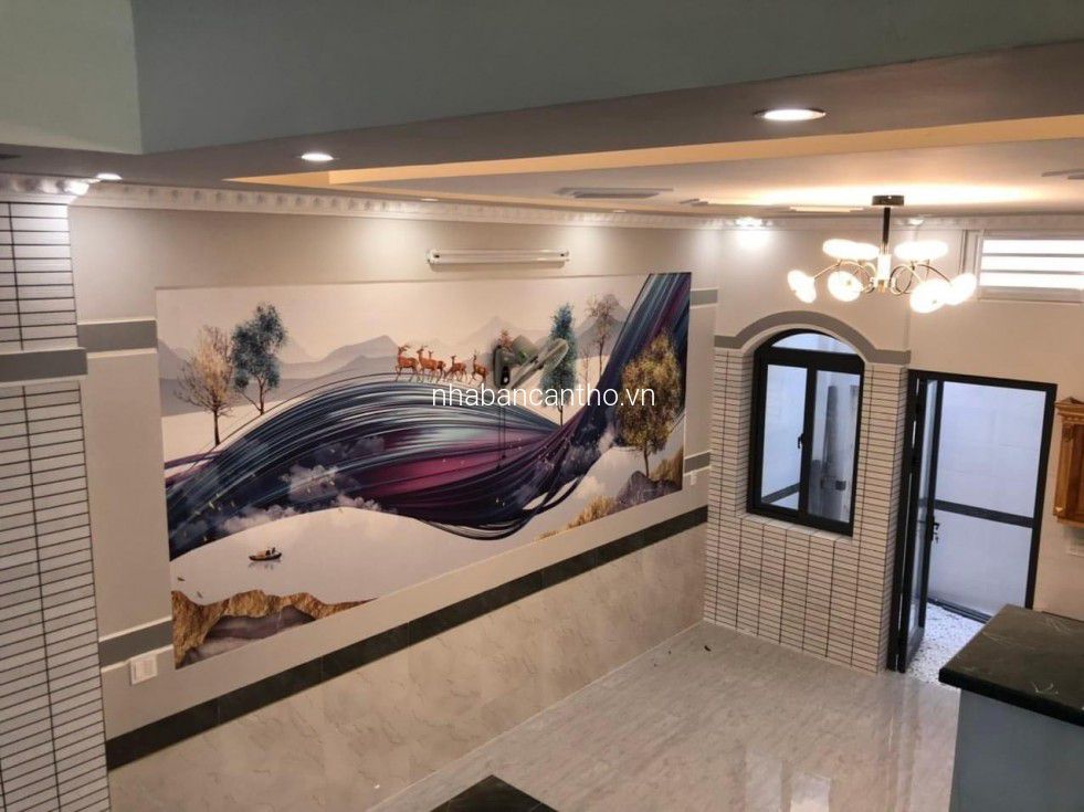 Bán 2 căn nhà mới xây liền kề nhau mất vài phút chạy ra quốc lộ lớn khu vực cái răng, cần thơ 