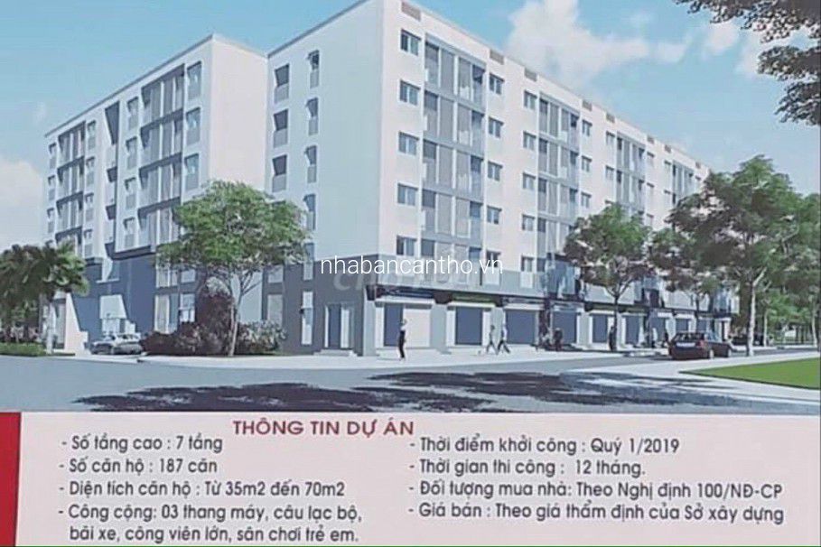 Bán căn hộ chung cư ngay tầng 5 khu dân cư cao cấp nam long, cái răng, cần thơ 