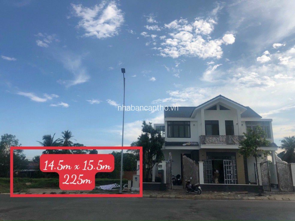 Bán nền biệt thự gần công viên, hồ cảnh quan mát mẻ, cái răng, cần thơ 