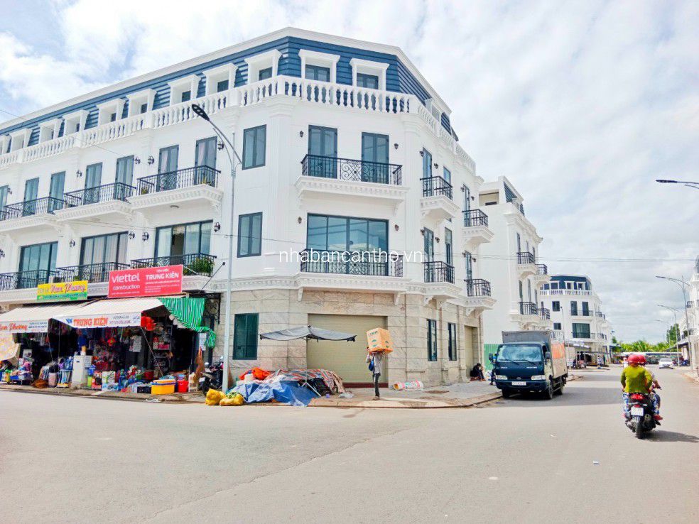 Bán nhà 2 tầng mặt tiền chợ 2 Thới Lai, thuận tiện vừa ở vừa kinh doanh