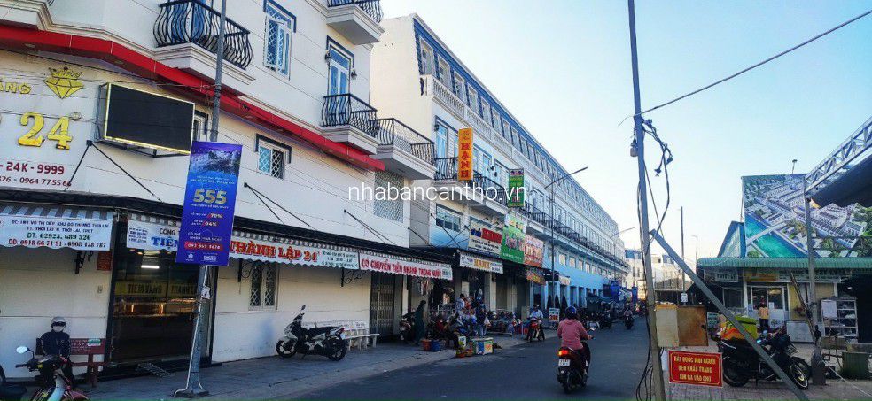 Bán nhà 2 tầng mặt tiền chợ 2 Thới Lai, thuận tiện vừa ở vừa kinh doanh