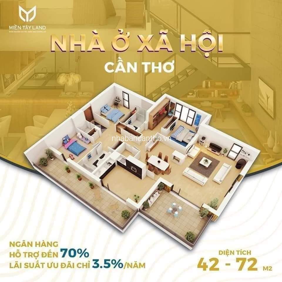 Giữ chổ nhà ở xã hội giá rẻ Cái Răng Cần Thơ