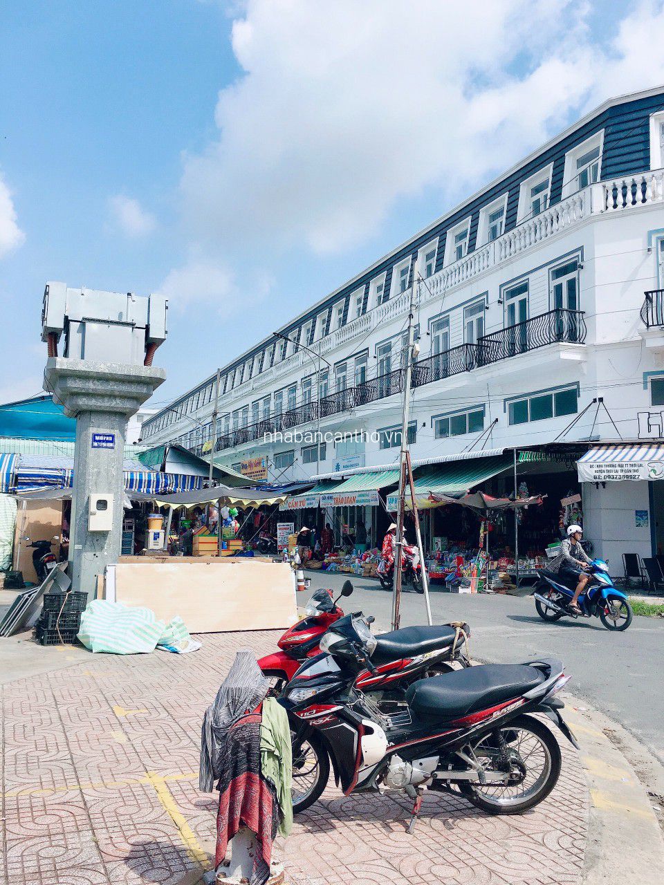 Nhà ở chợ giá đầu tư tại thị trấn thới lai