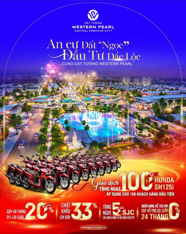 Đất nền khu Đô Thị Cát Tường Western Pearl Vị Thanh