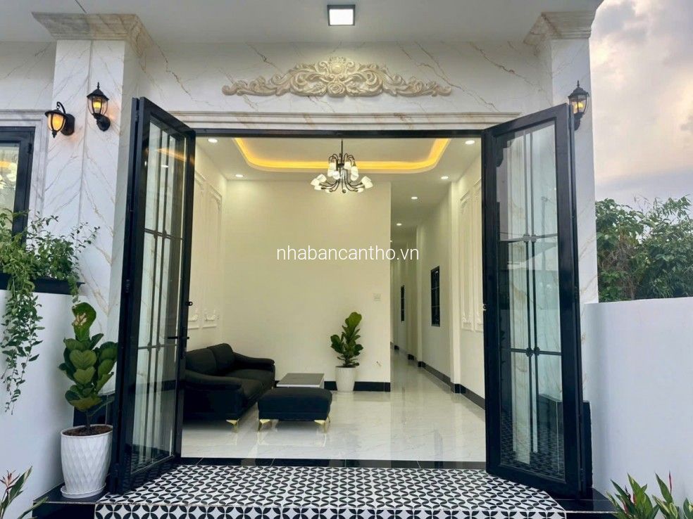 NHÀ CẤP 4 MỚI XÂY CẶP SÔNG CÁI RĂNG 2 GIÁ CHỈ 1 TỶ 980